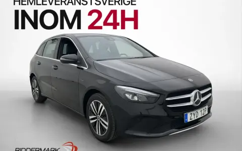 Svart Mercedes B-klass, hemleverans inom 24h i Sverige. Inga problem med denna bil!