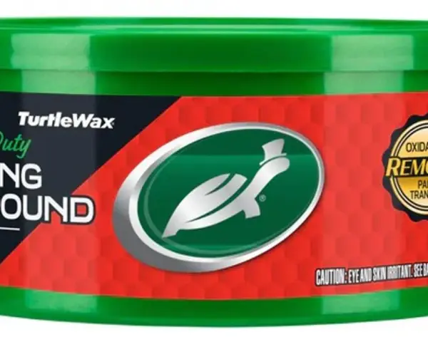 Turtle Wax Heavy Duty Rubbing Compound, en effektiv repborttagare bil för envisa fläckar och färgöverföring.
